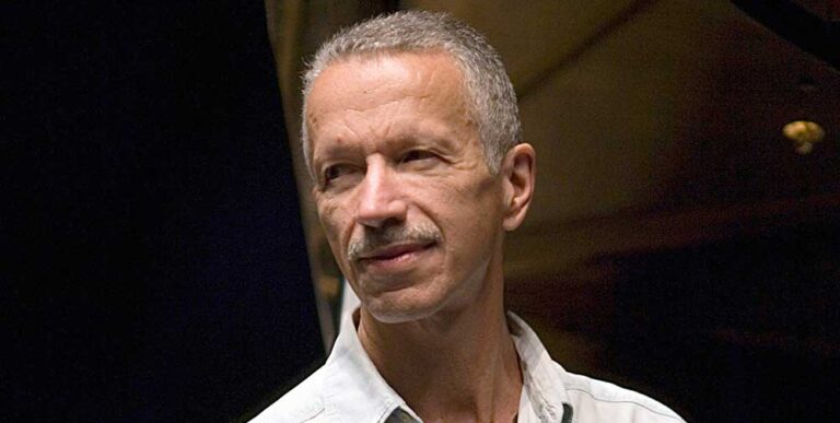 Colour portrait of Keith Jarrett