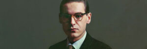 Bill Evans - Portrait in Jazz album cover portrait.
