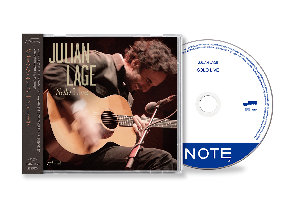 ジュリアン・ラージ 12月の来日公演会場限定販売予定のソロ・ライヴCD